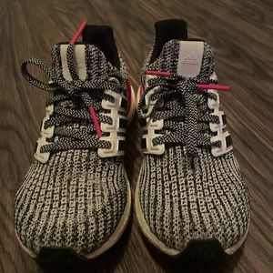 Black & pink ultra boost